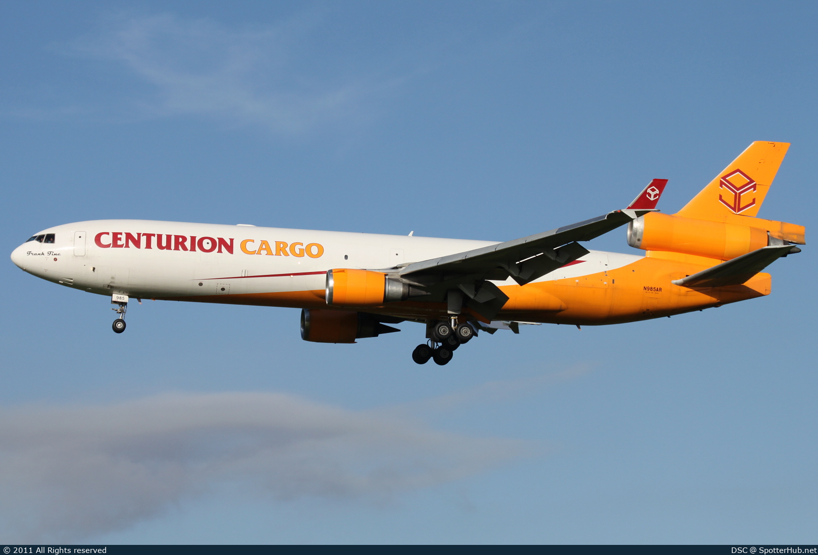 Photo of N985AR - McDonnell Douglas MD-11(F) operated by Centurion Air Cargo