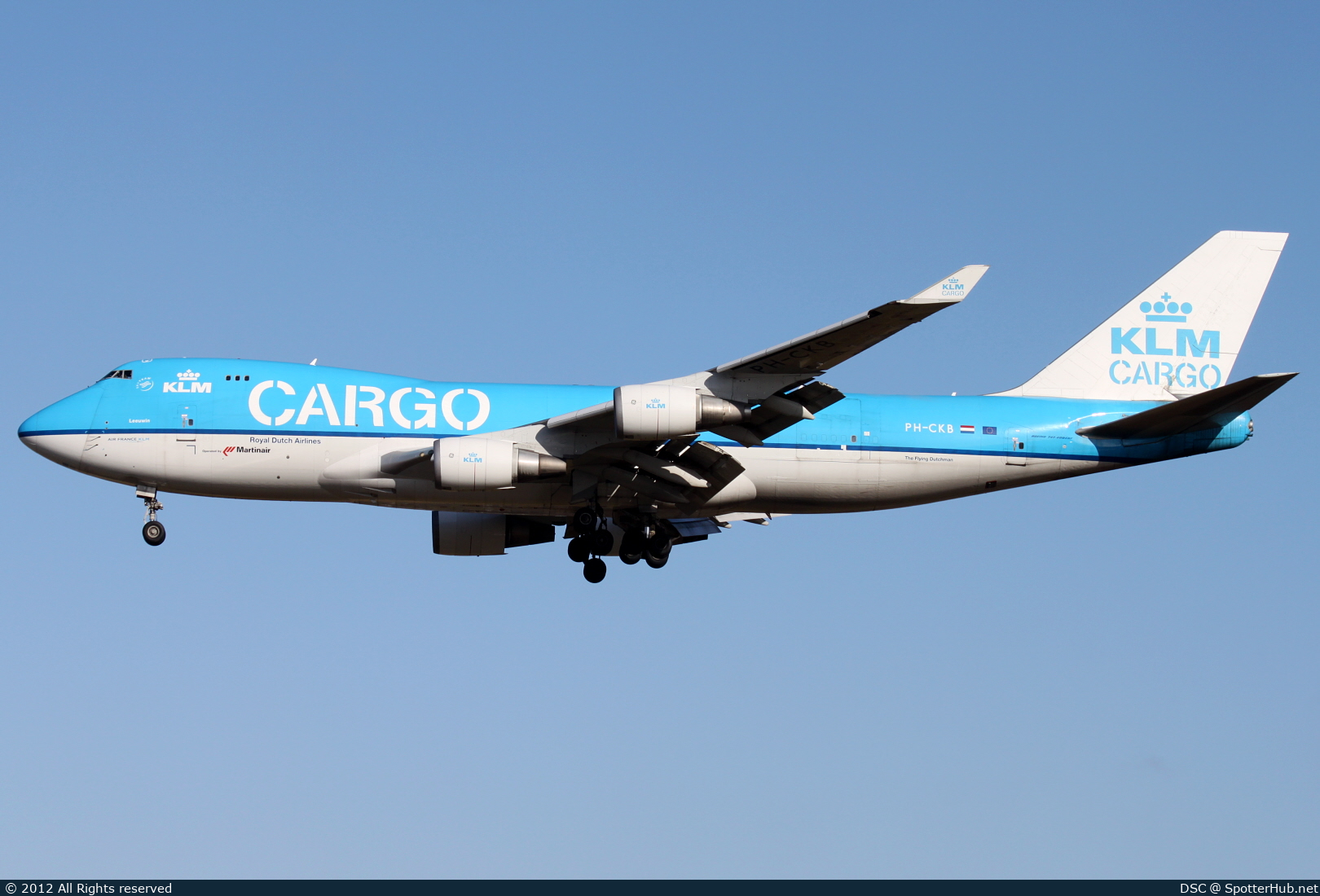Photo of PH-CKB - Boeing 747-406F(ER) operated by KLM Cargo (opb Martinair)