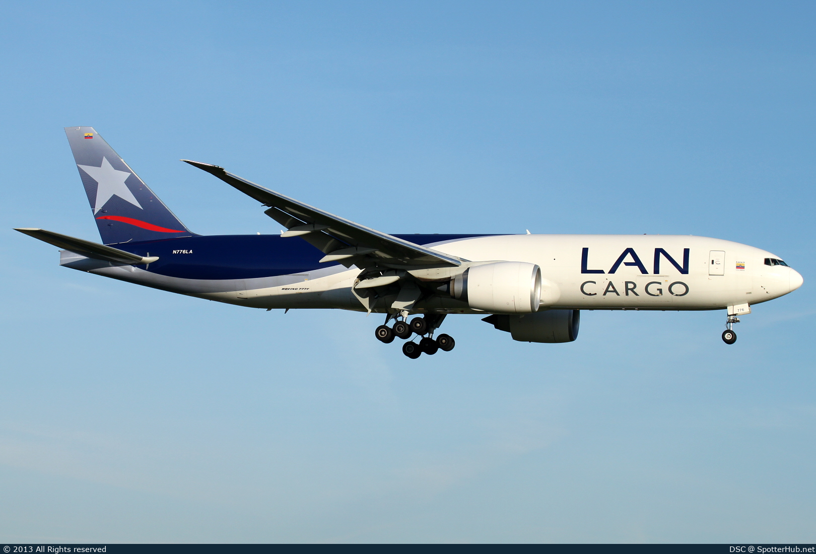 Photo of N776LA - Boeing 777-F16 operated by LAN Cargo Colombia