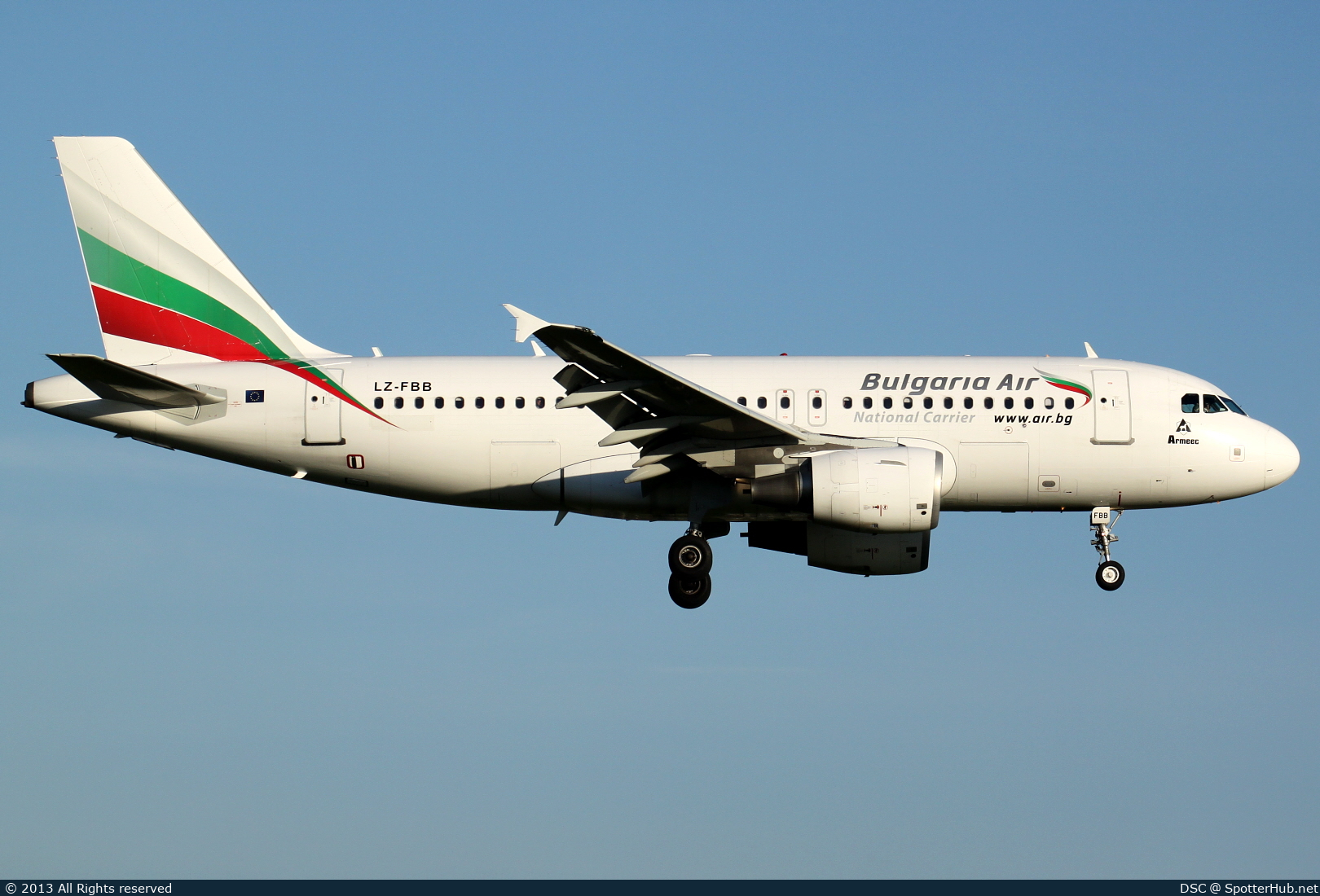 Photo of LZ-FBB - Airbus A319-112 operated by Bulgaria Air