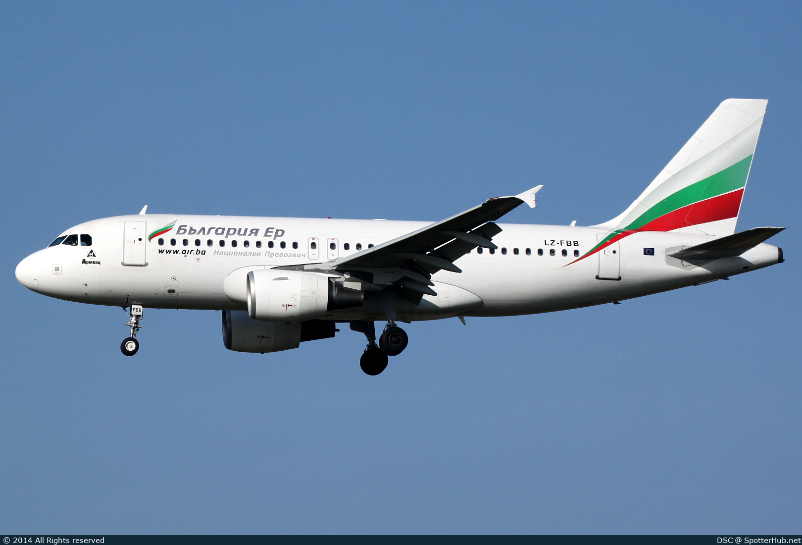 Photo of LZ-FBB - Airbus A319-112 operated by Bulgaria Air