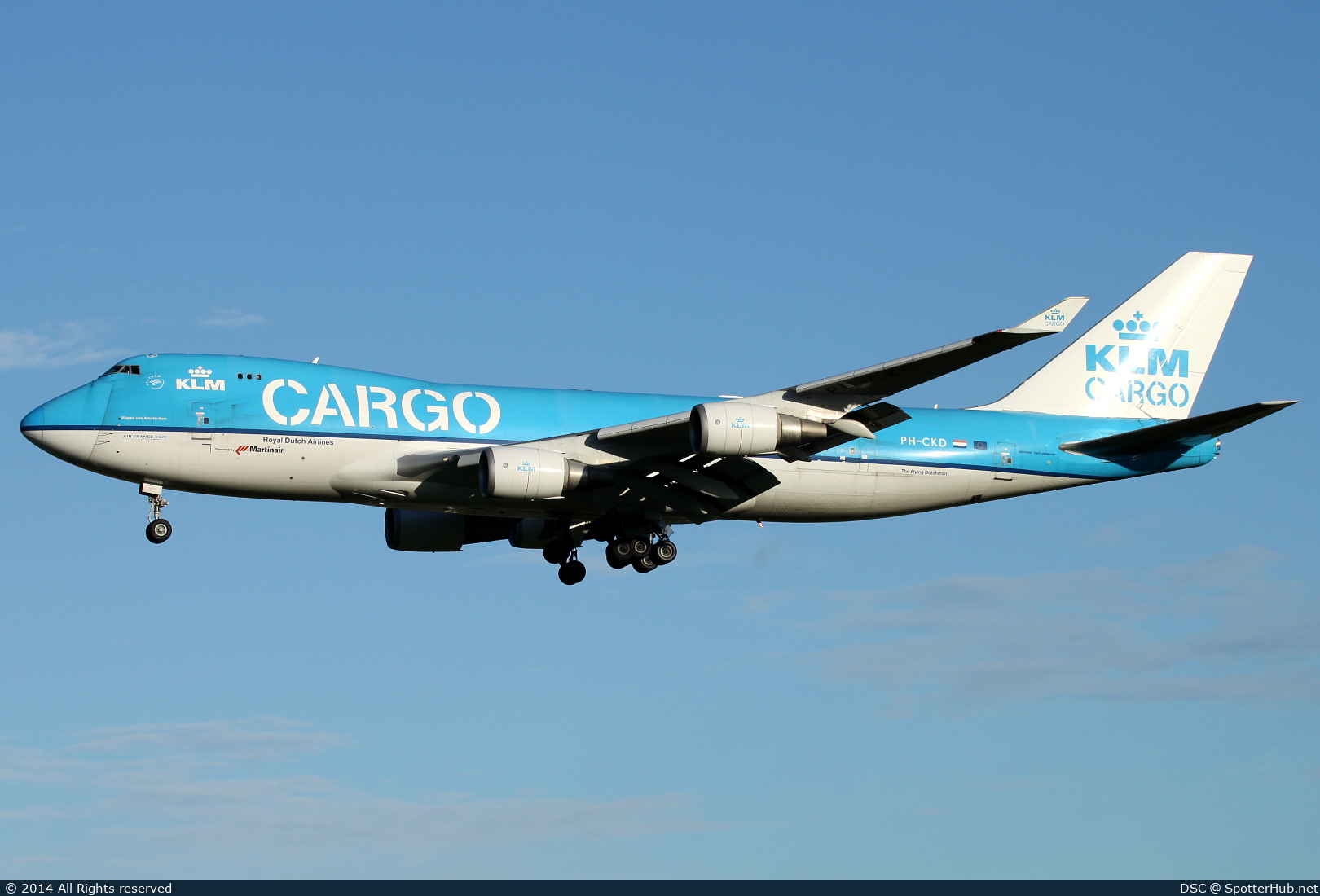 Photo of PH-CKD - Boeing 747-406F(ER) operated by KLM Cargo (opb Martinair)