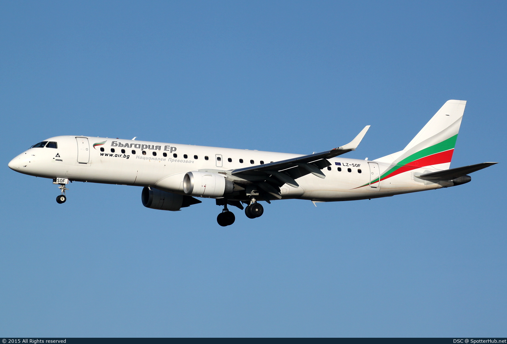Photo of LZ-SOF - Embraer ERJ-190STD operated by Bulgaria Air