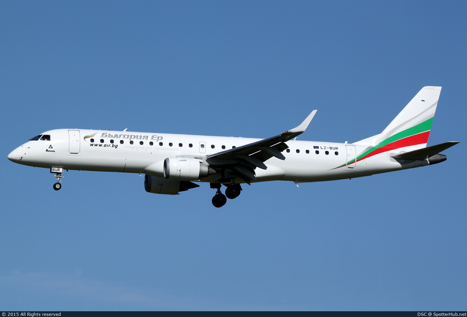 Photo of LZ-BUR - Embraer ERJ-190STD operated by Bulgaria Air
