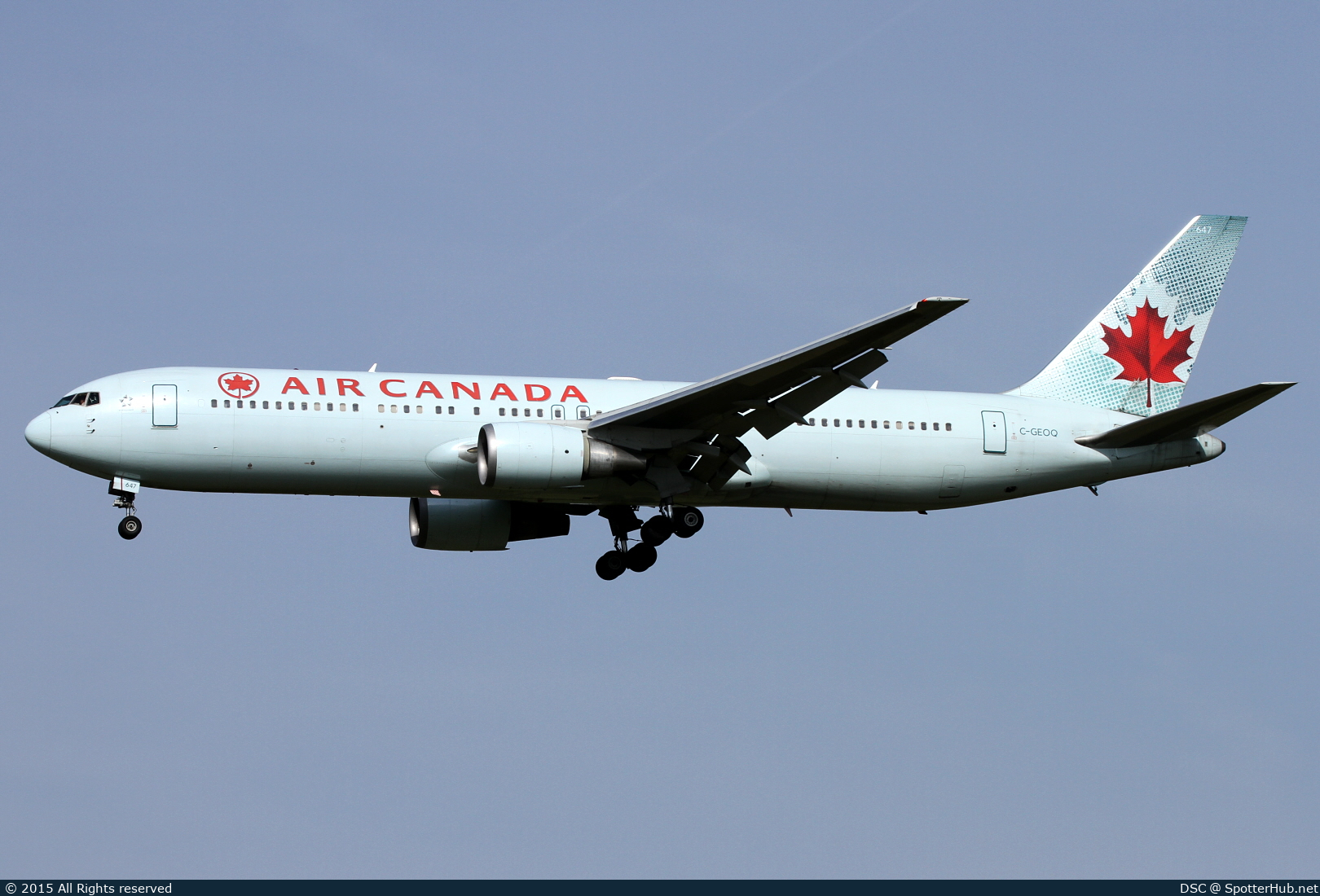 Photo of C-GEOQ - Boeing 767-375(ER) operated by Air Canada