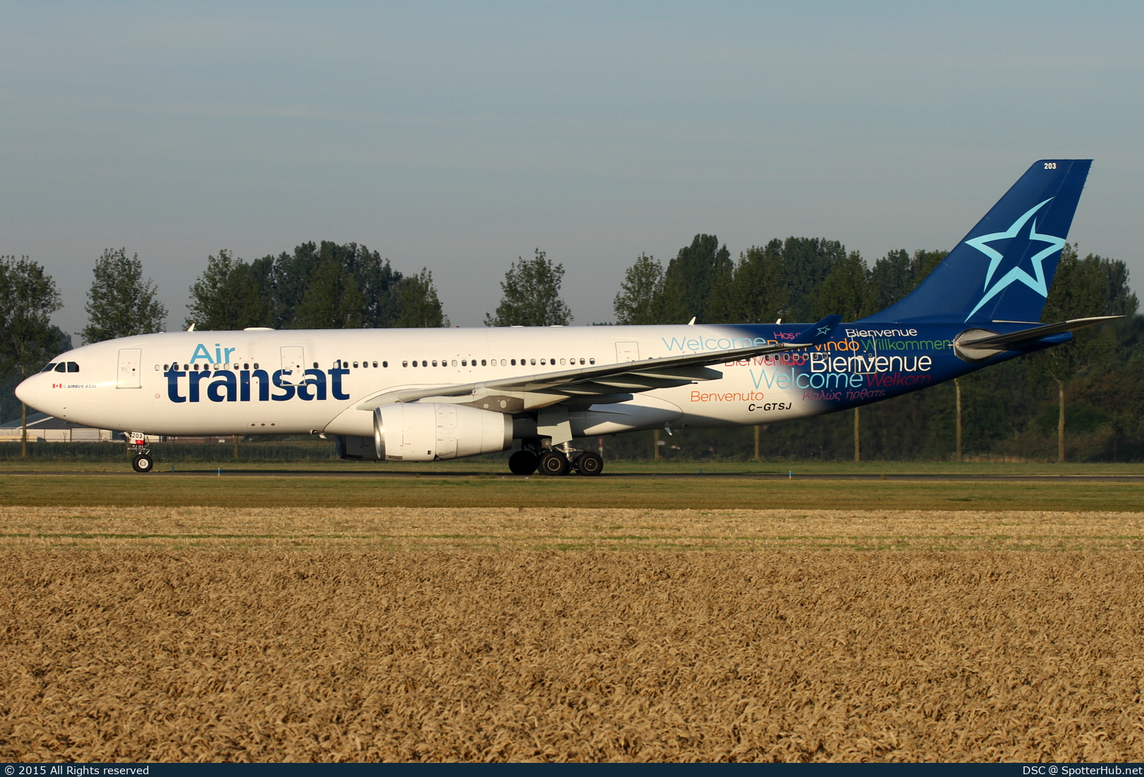 Photo of C-GTSJ - Airbus A330-243 operated by Air Transat