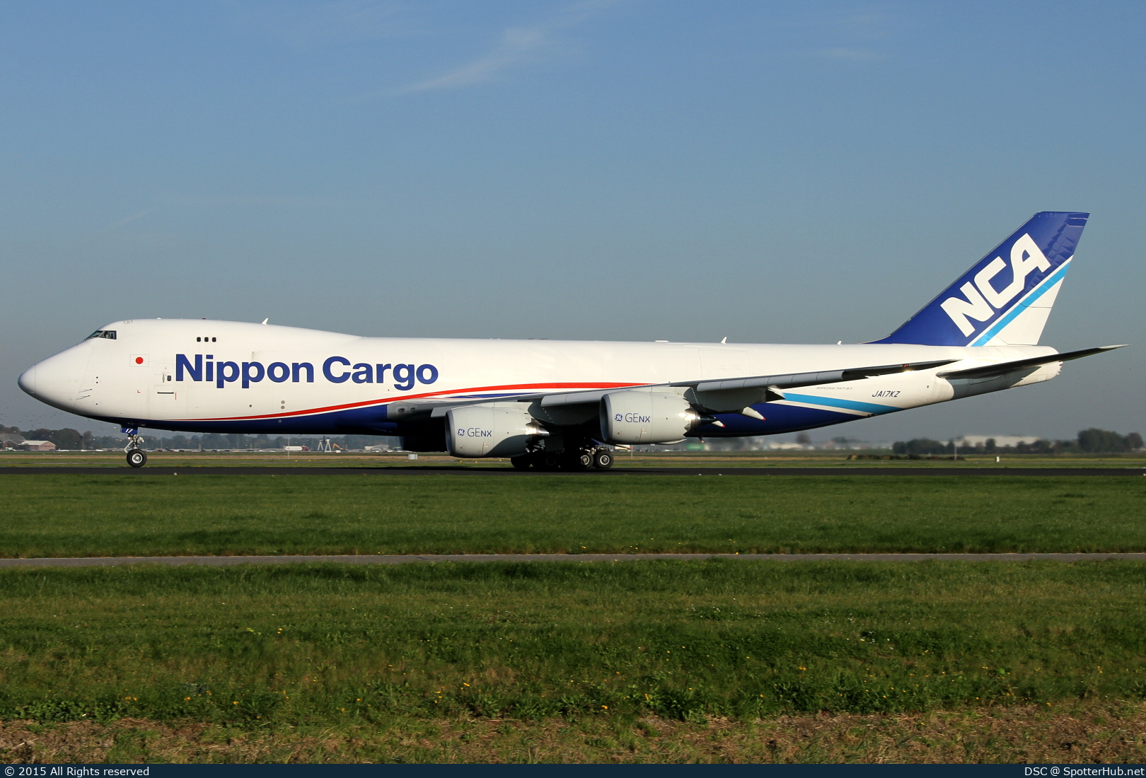 Photo of JA17KZ - Boeing 747-8KZF operated by Nippon Cargo Airlines
