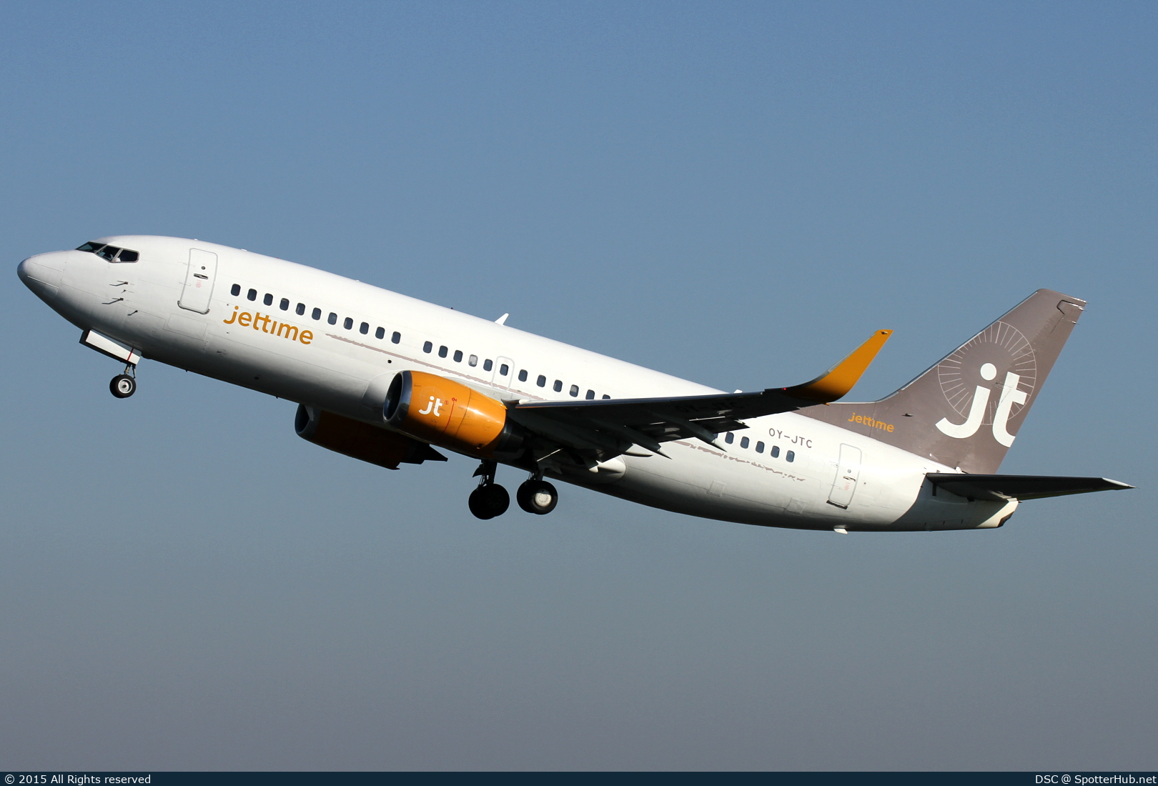 Photo of OY-JTC - Boeing 737-3L9 operated by Jettime