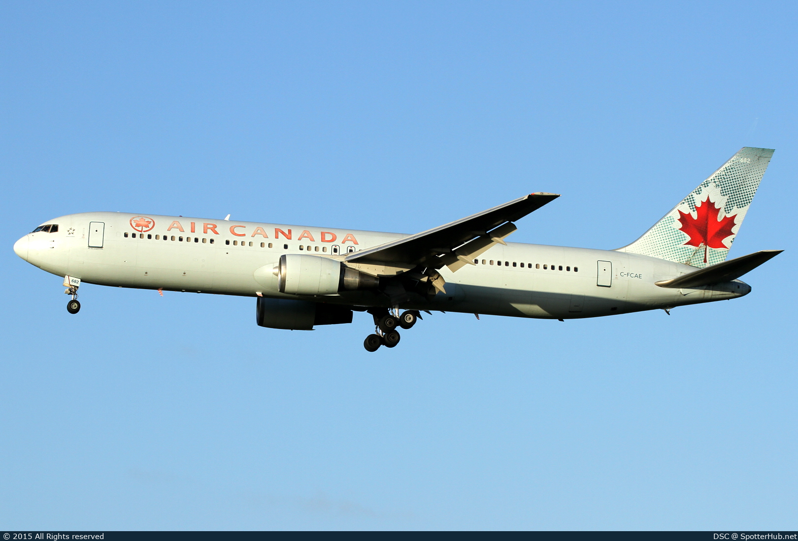 Photo of C-FCAE - Boeing 767-375(ER) operated by Air Canada