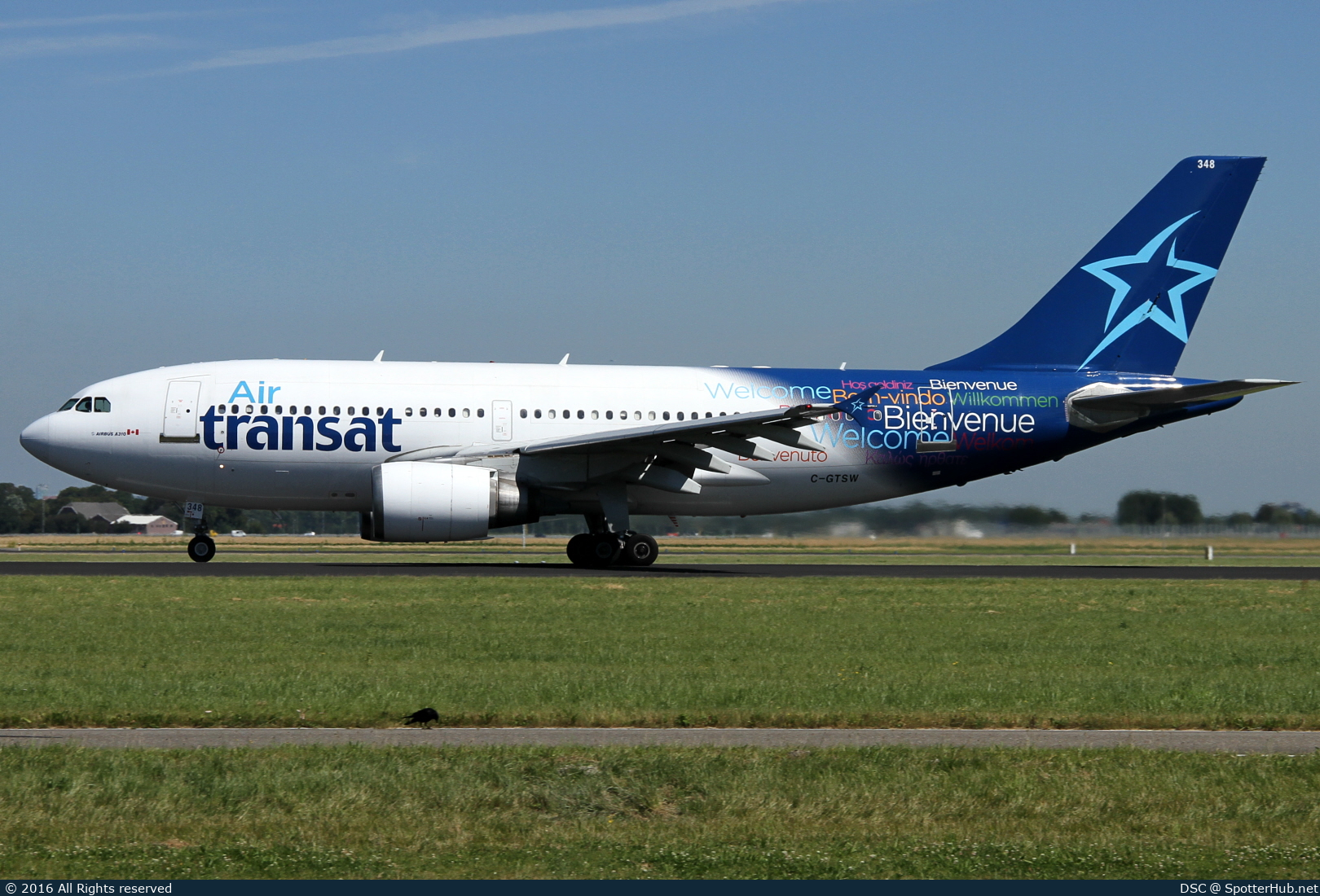 Photo of C-GTSW - Airbus A310-304 operated by Air Transat