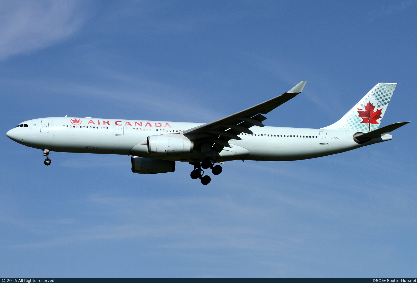 Photo of C-GFAJ - Airbus A330-343 operated by Air Canada