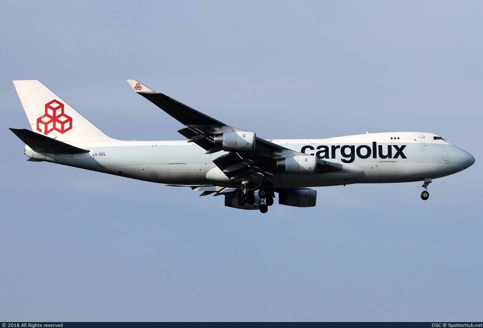 Photo of LX-GCL - Boeing 747-467F operated by Cargolux
