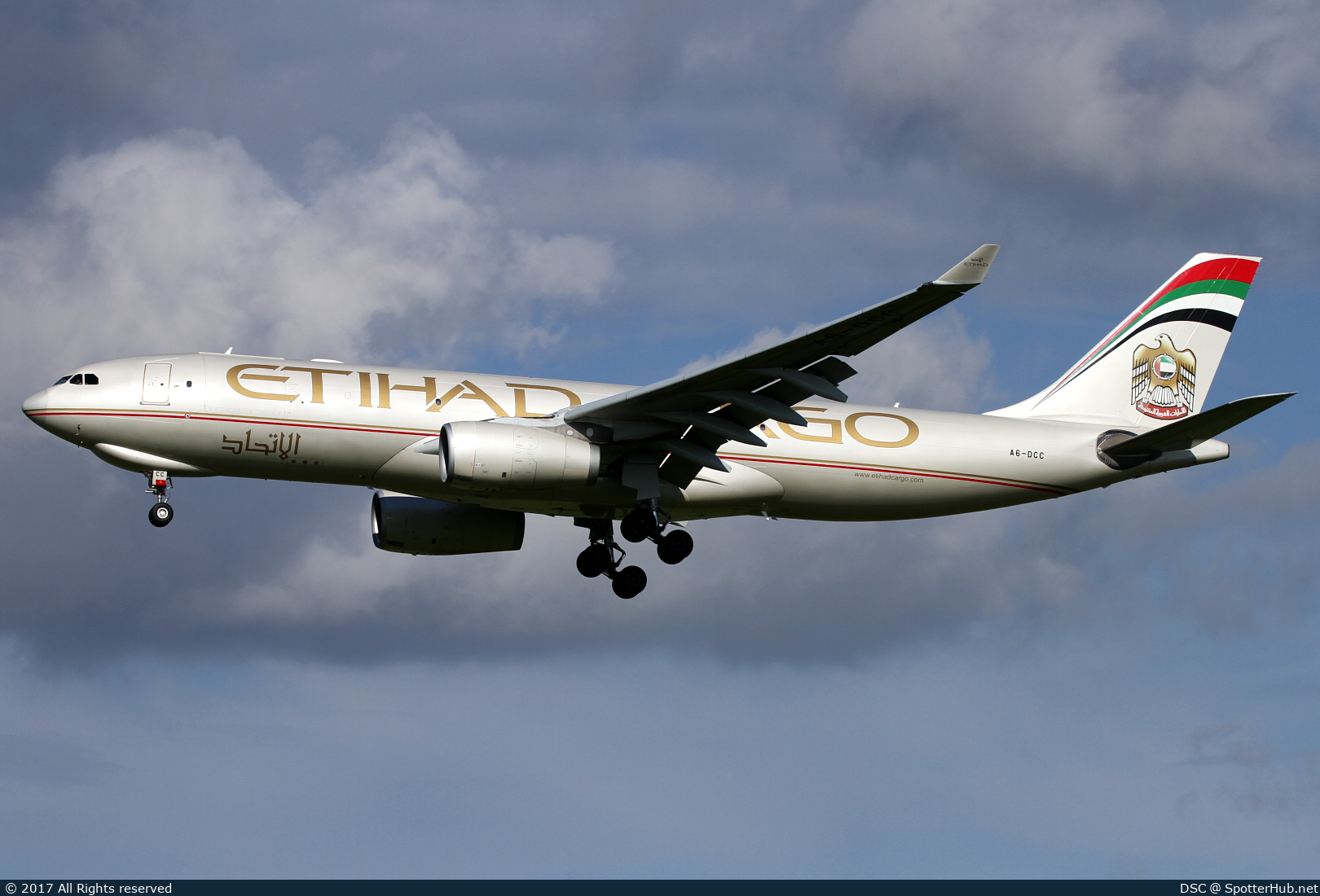 Photo of A6-DCC - Airbus A330-243F operated by Etihad Cargo
