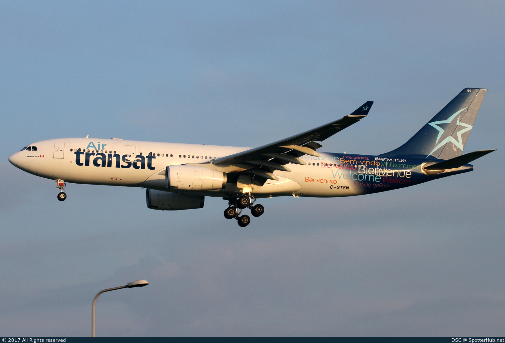 Photo of C-GTSN - Airbus A330-243 operated by Air Transat