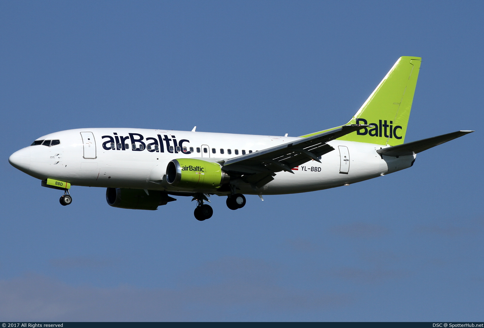 Photo of YL-BBD - Boeing 737-53S operated by airBaltic