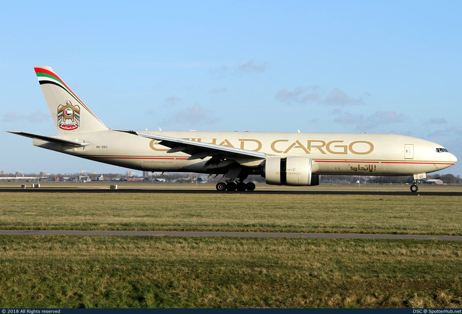 Photo of A6-DDC - Boeing 777-FFX operated by Etihad Cargo