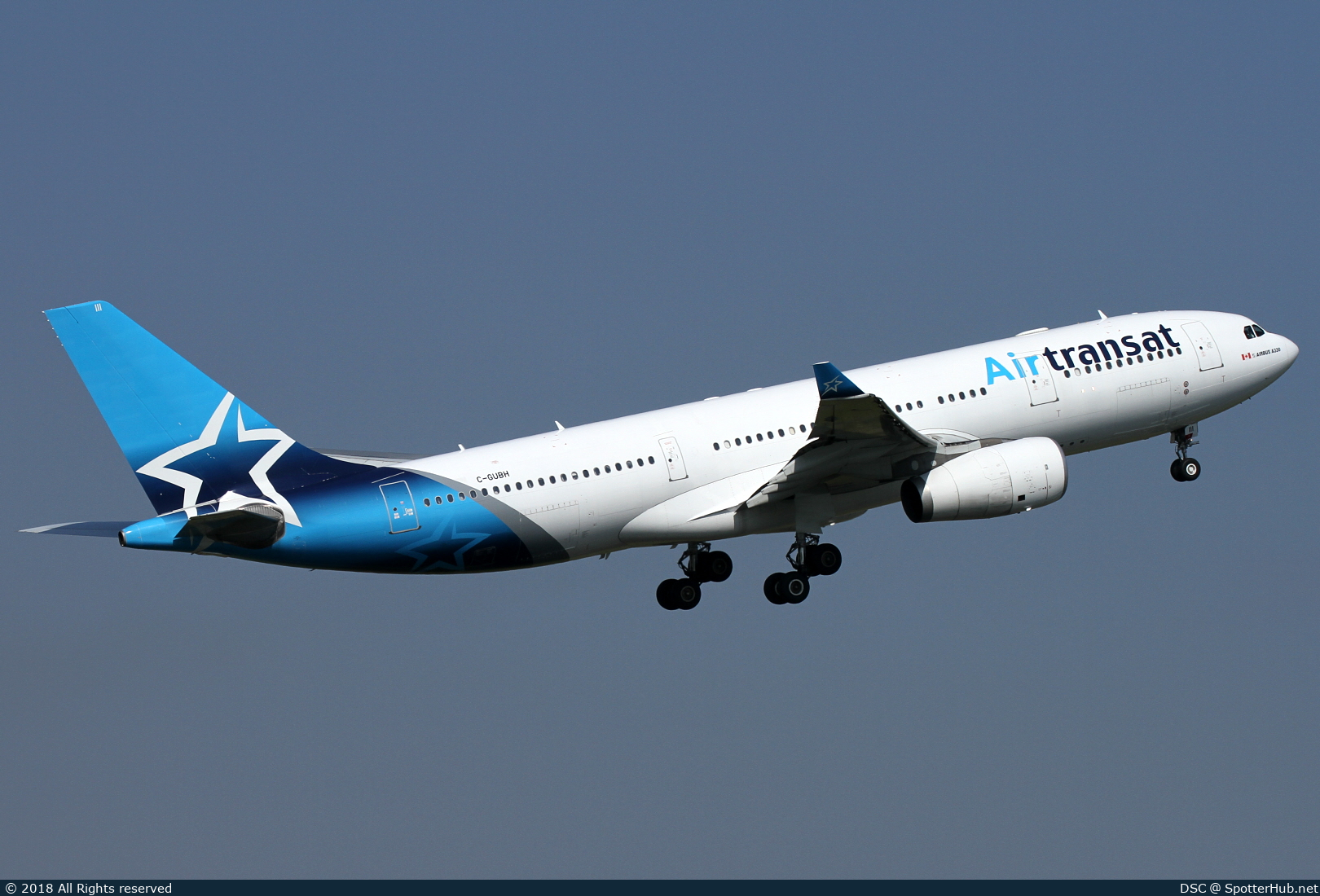 Photo of C-GUBH - Airbus A330-243 operated by Air Transat