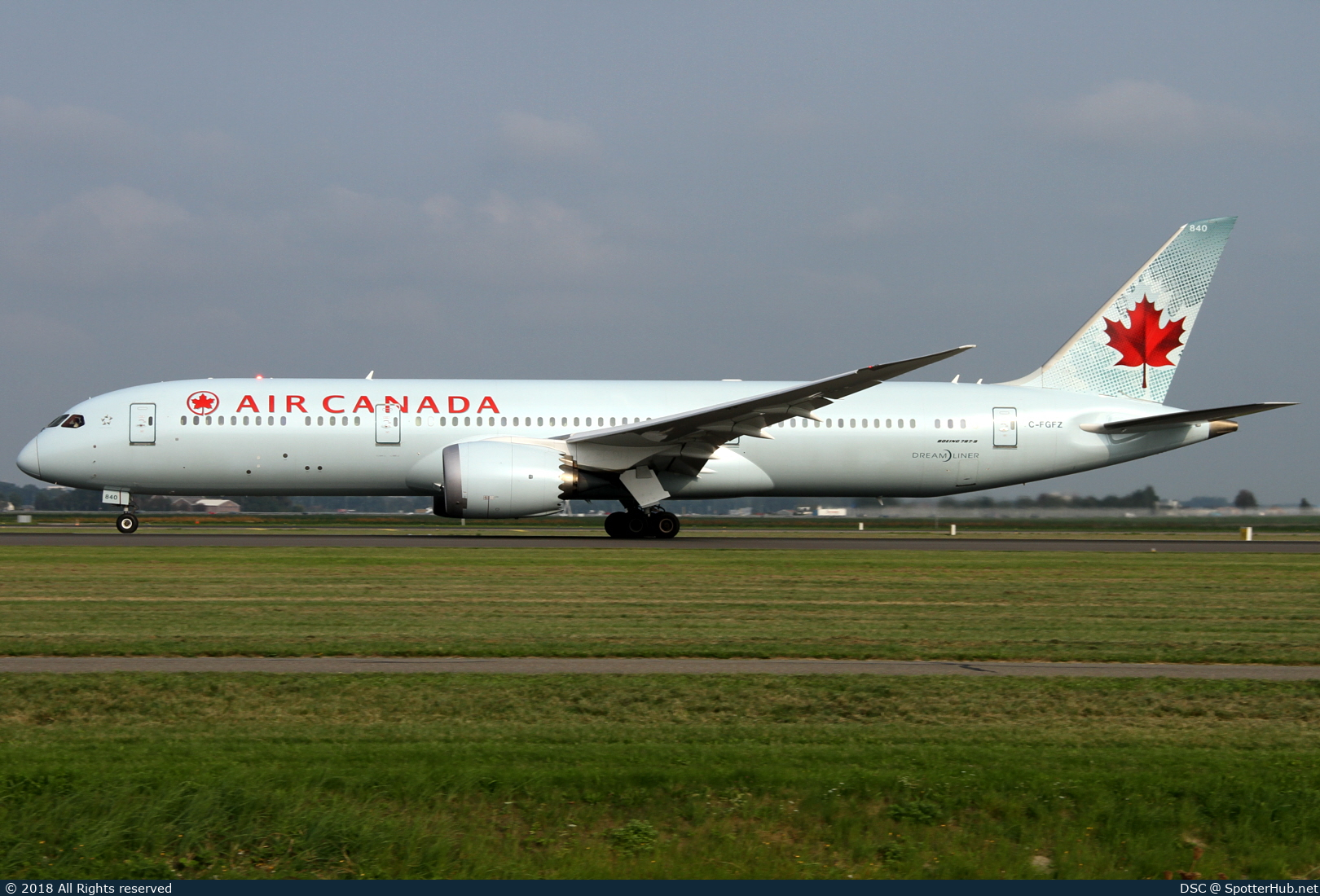 Photo of C-FGFZ - Boeing 787-9 Dreamliner operated by Air Canada