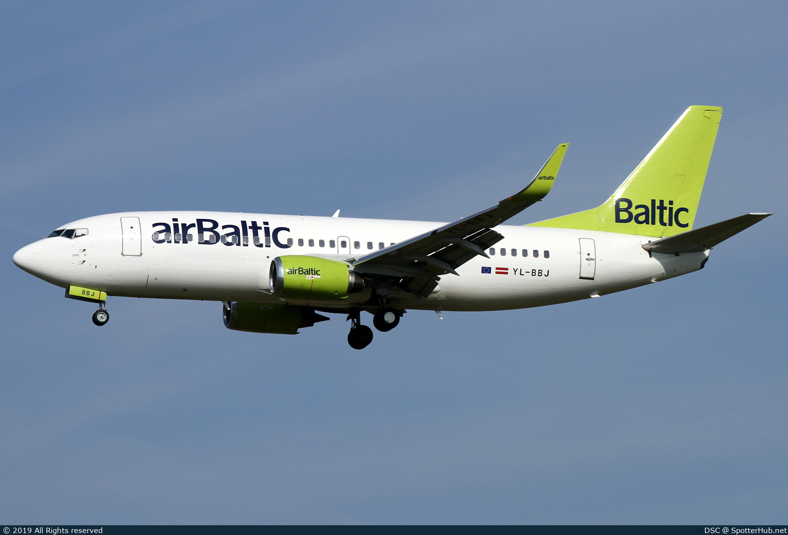 Photo of YL-BBJ - Boeing 737-36Q operated by airBaltic