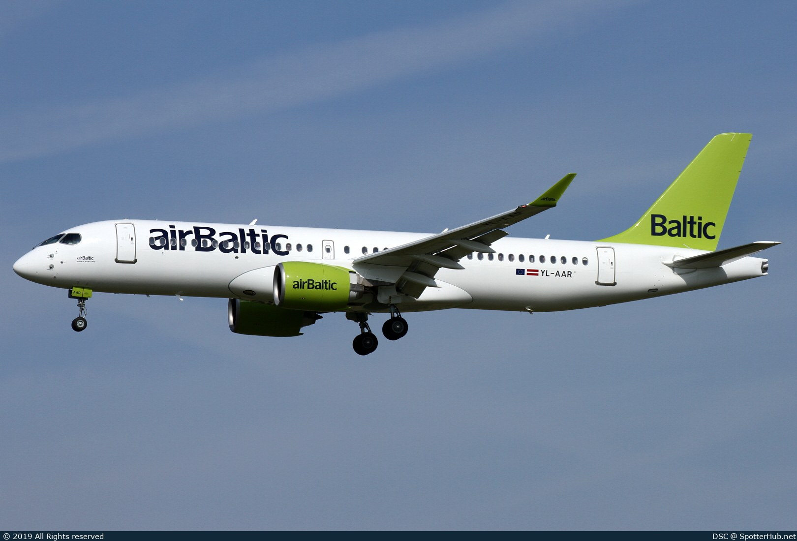Photo of YL-AAR - Airbus A220-300 operated by airBaltic