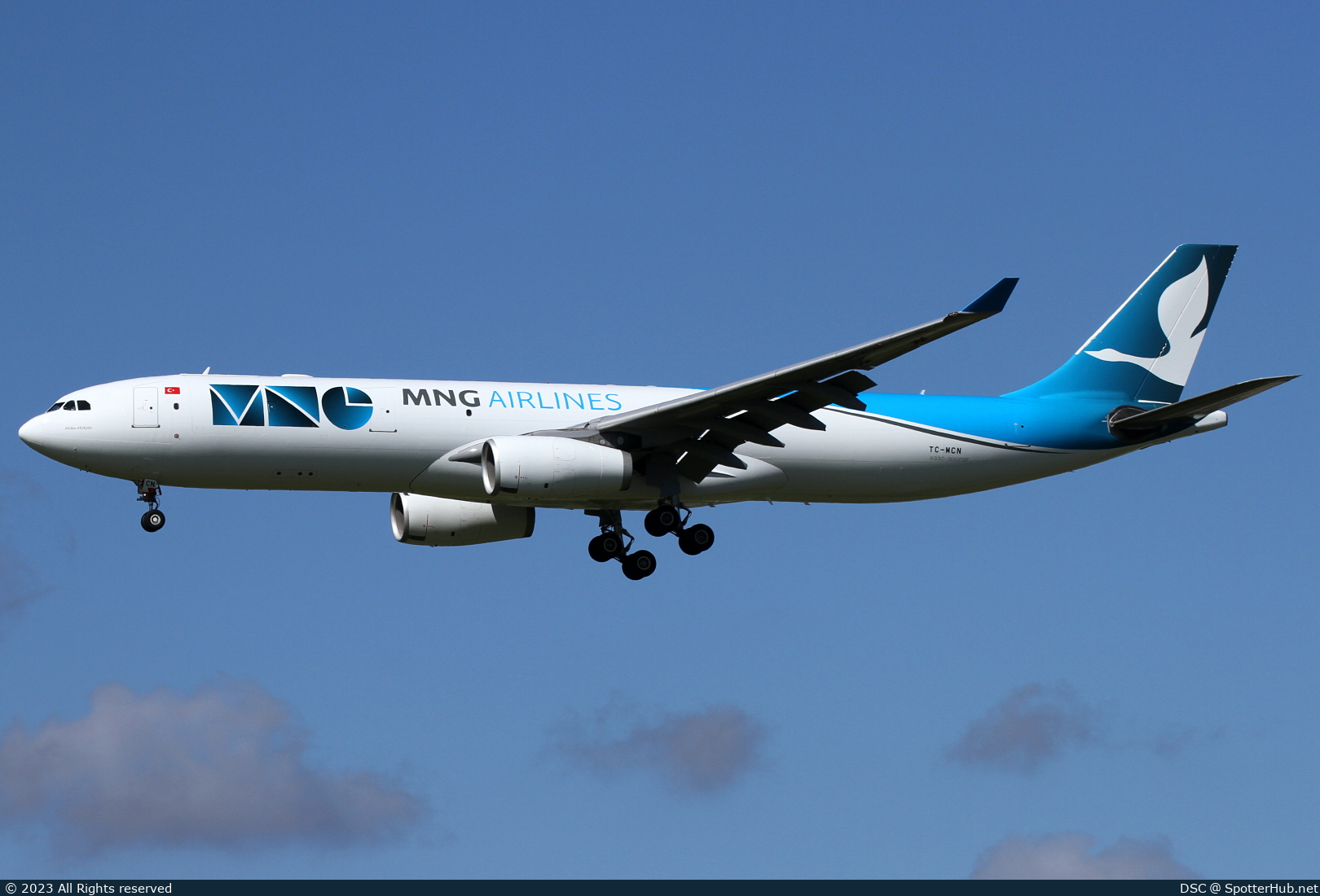 Photo of TC-MCN - Airbus A330-343(P2F) operated by MNG Airlines