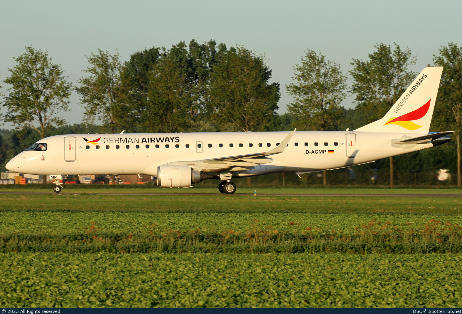 Photo of D-AGMP - Embraer ERJ-190AR operated by German Airways