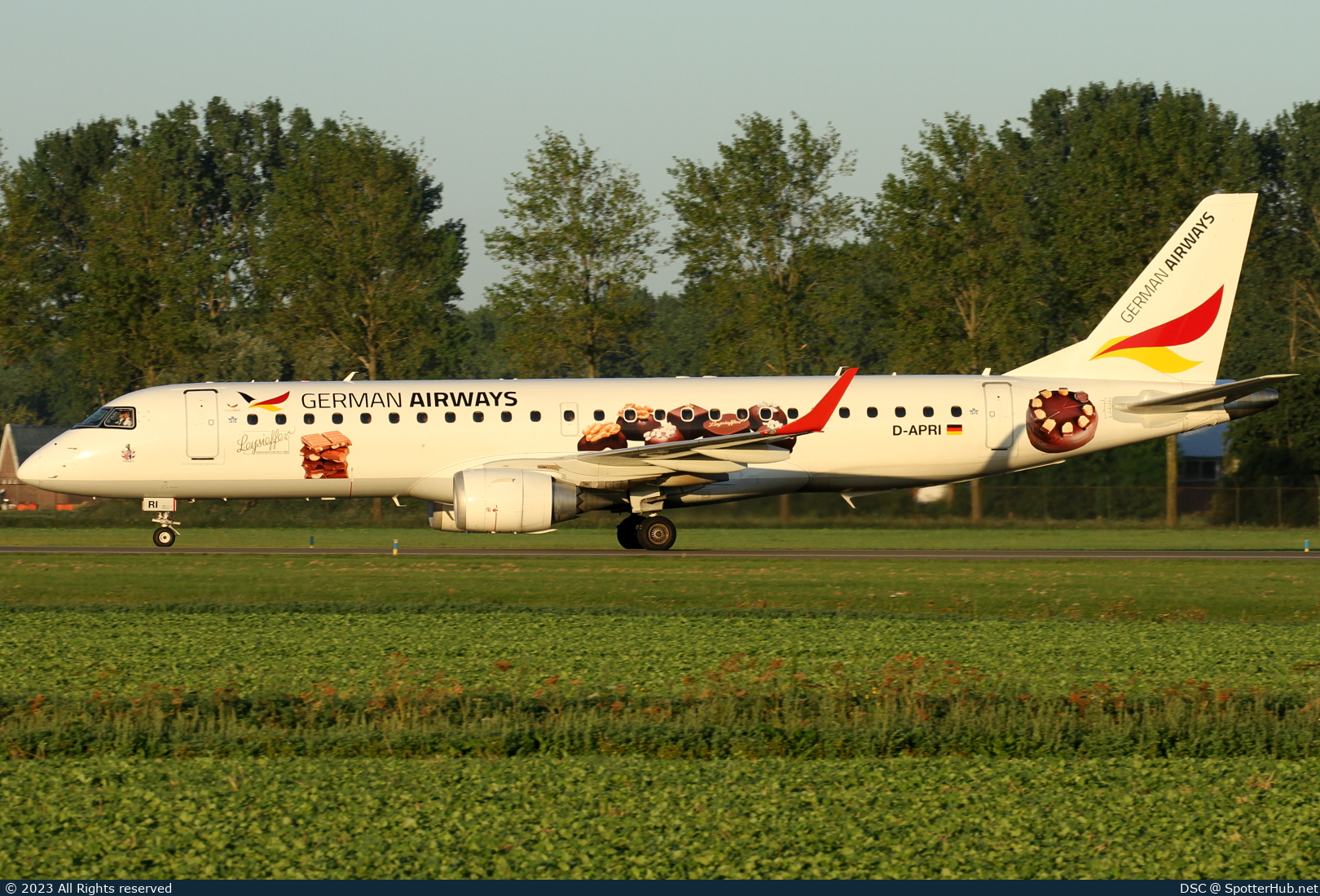 Photo of D-APRI - Embraer ERJ-190SR operated by German Airways