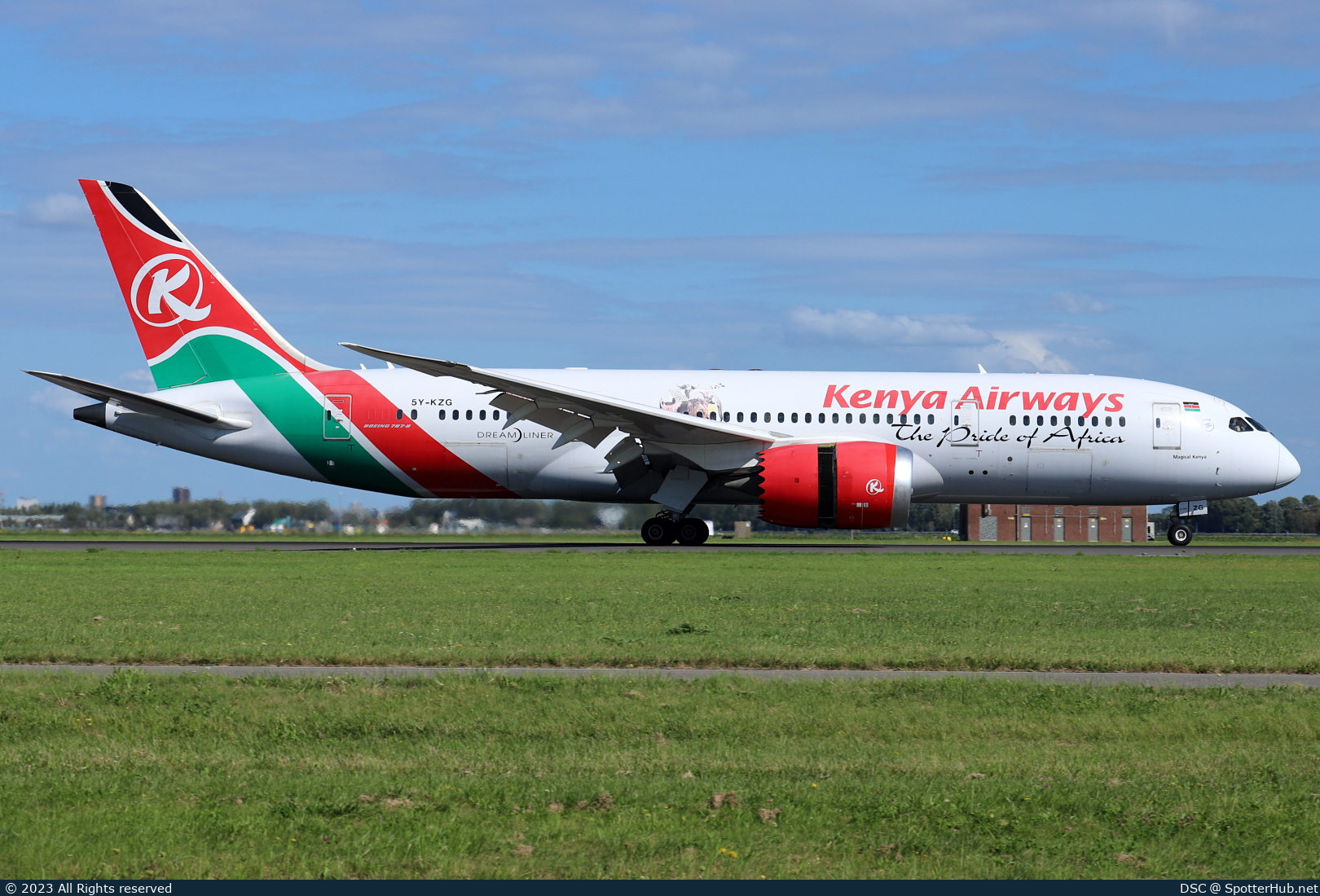 Photo of 5Y-KZG - Boeing 787-8 Dreamliner operated by Kenya Airways