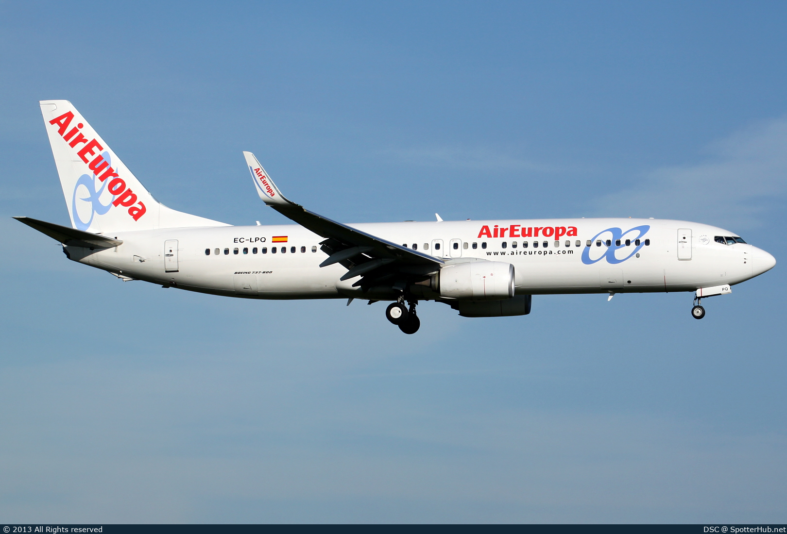Photo of EC-LPQ - Boeing 737-85P operated by Air Europa