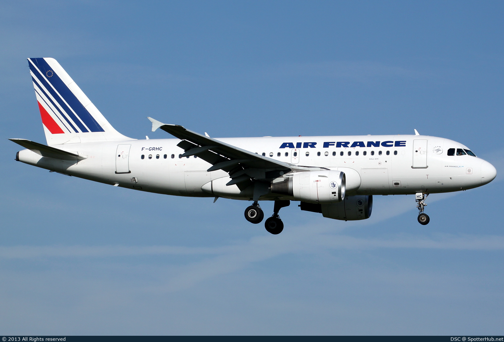 Photo of F-GRHC - Airbus A319-111 operated by Air France