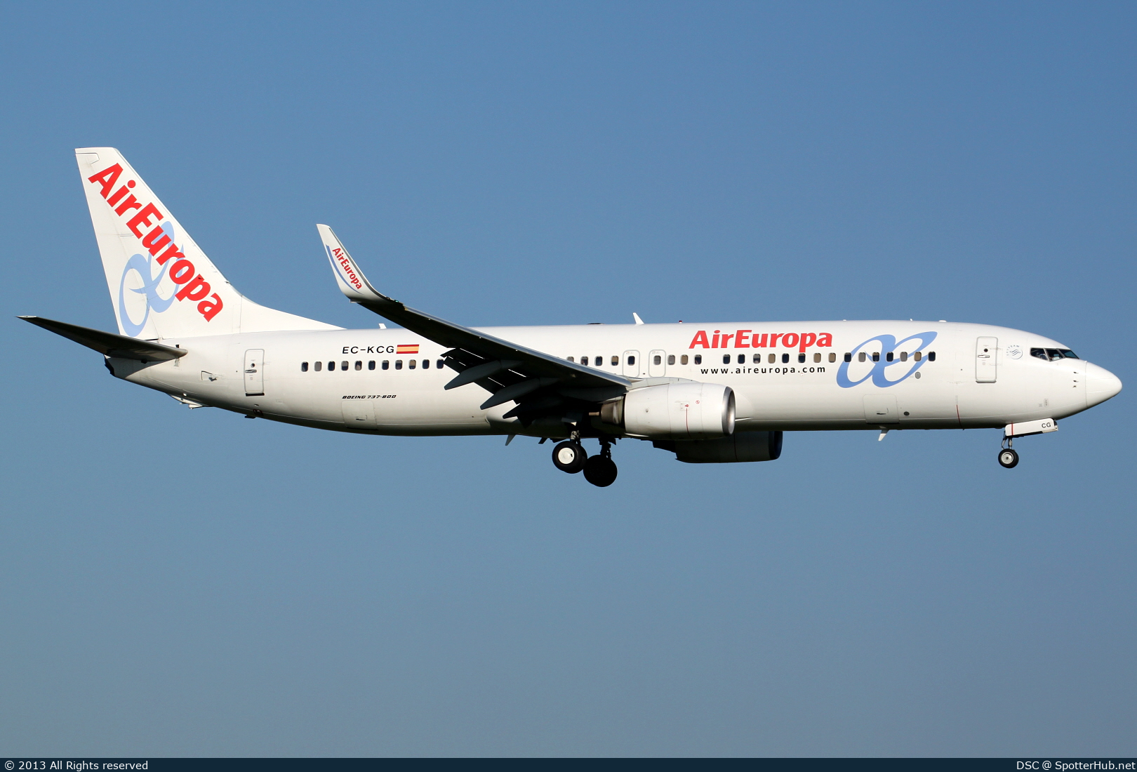 Photo of EC-KCG - Boeing 737-85P operated by Air Europa
