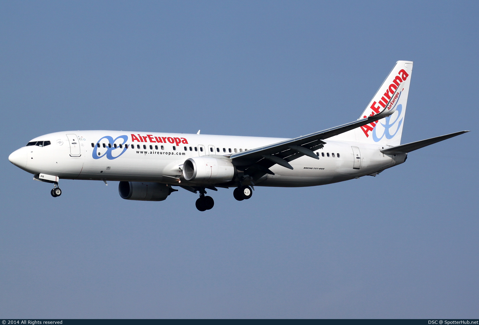 Photo of EC-LPR - Boeing 737-85P operated by Air Europa