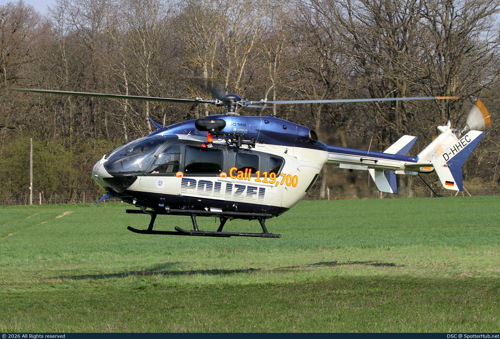 Photo of D-HHEC - Eurocopter EC145 operated by German Police - Polizeifliegerstaffel Hessen