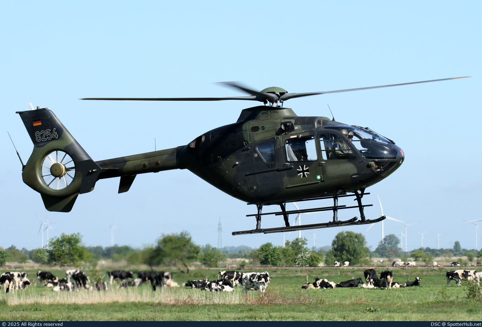 Photo of 82+54 - Eurocopter EC135 T1 operated by German Army