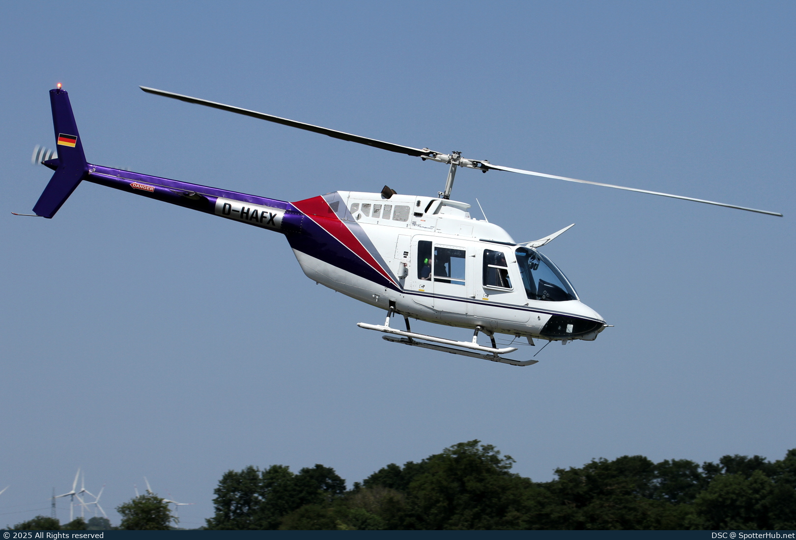 Photo of D-HAFX - Bell 206B JetRanger operated by Agrarflug Helilift