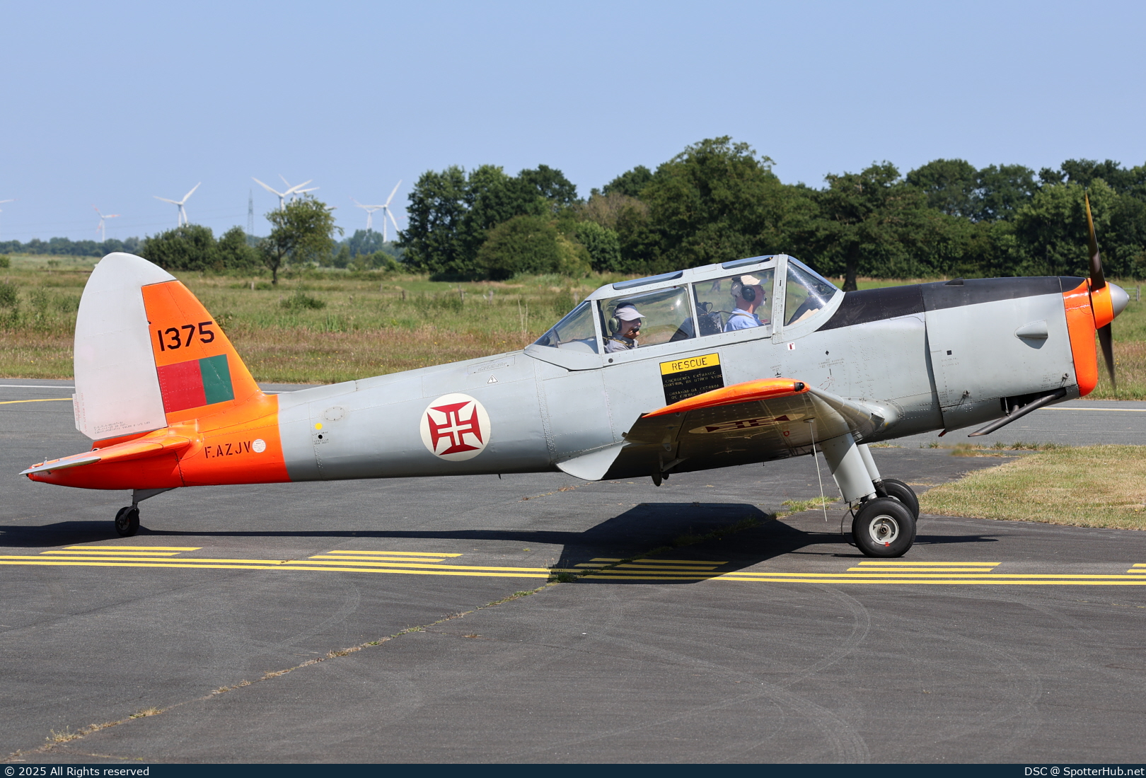 Photo of F-AZJV - De Havilland Canada DHC-1 Chipmunk T.20 operated by Private