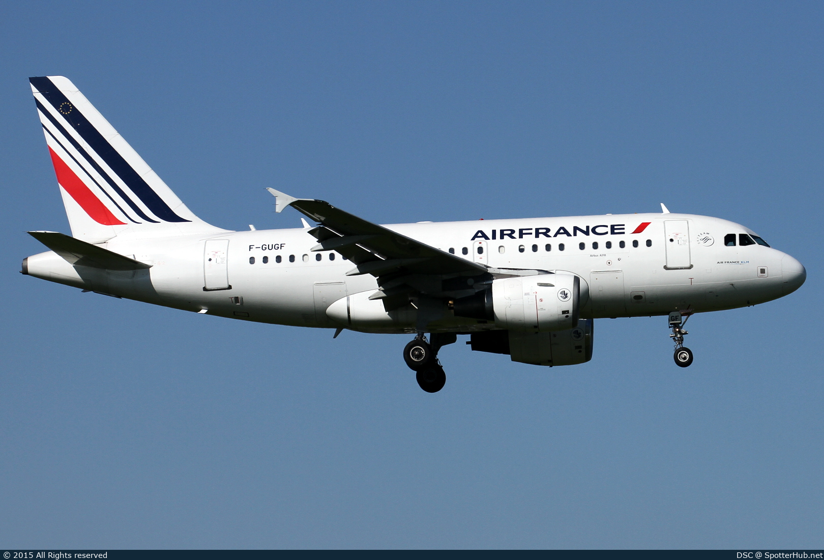 Photo of F-GUGF - Airbus A318-111 operated by Air France