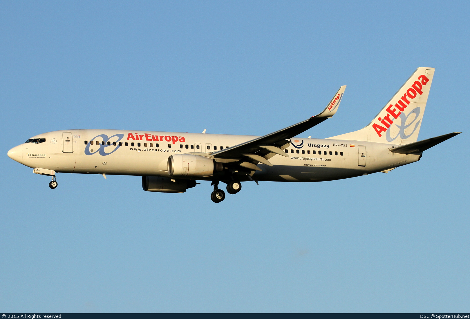 Photo of EC-JBJ - Boeing 737-85P operated by Air Europa