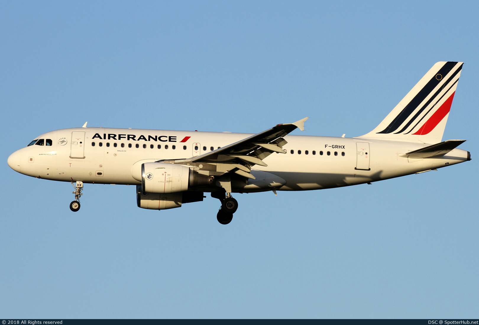 Photo of F-GRHX - Airbus A319-111 operated by Air France