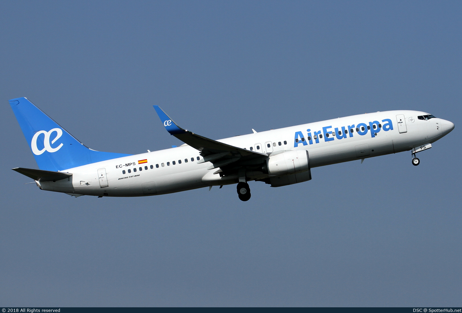 Photo of EC-MPS - Boeing 737-85P operated by Air Europa