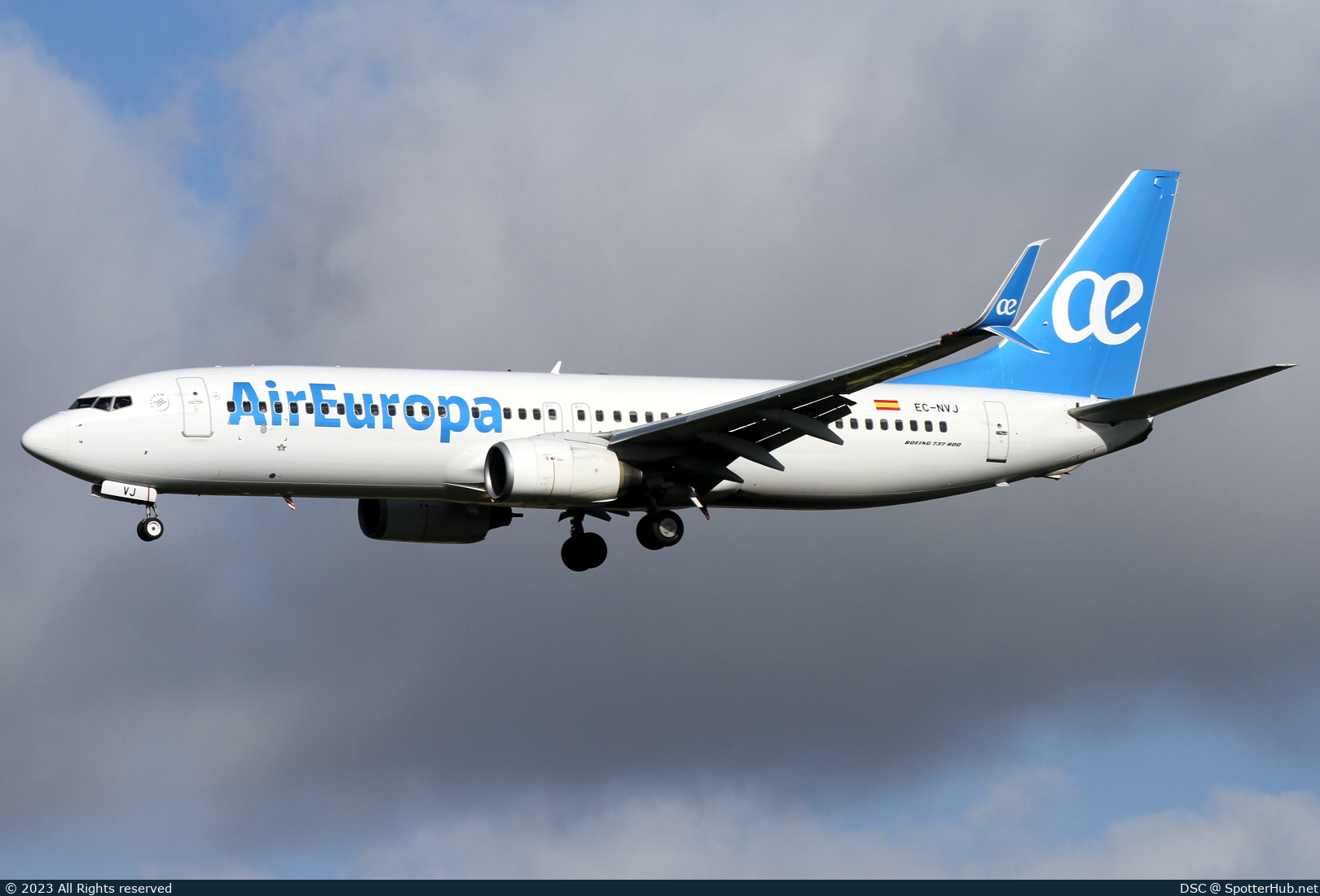 Photo of EC-NVJ - Boeing 737-8K5 operated by Air Europa