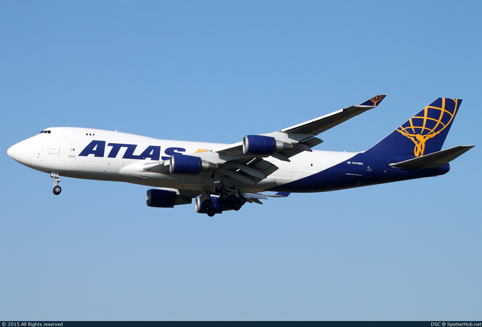 Photo of N412MC - Boeing 747-47UF operated by Atlas Air