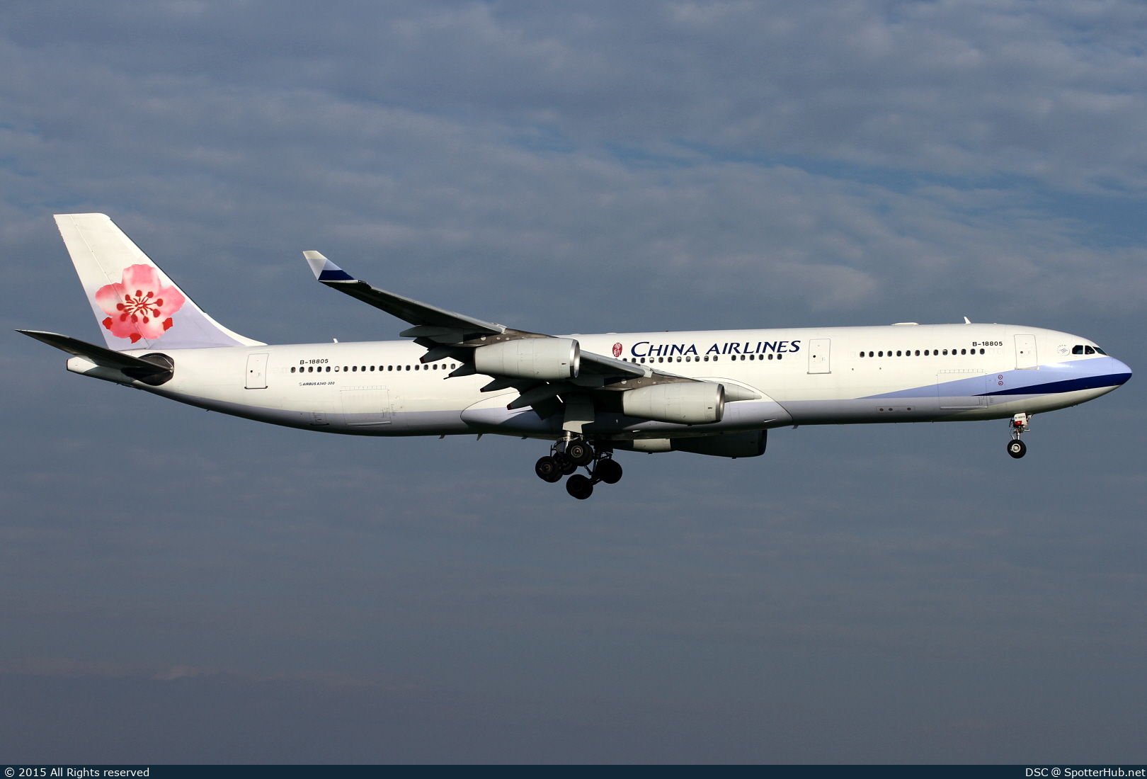 Photo of B-18805 - Airbus A340-313 operated by China Airlines