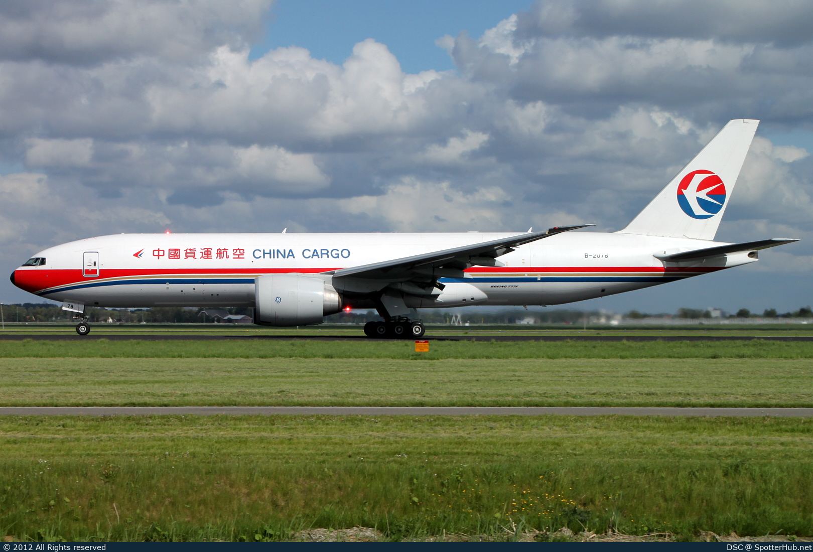 Photo of B-2078 - Boeing 777-F6N operated by China Cargo Airlines
