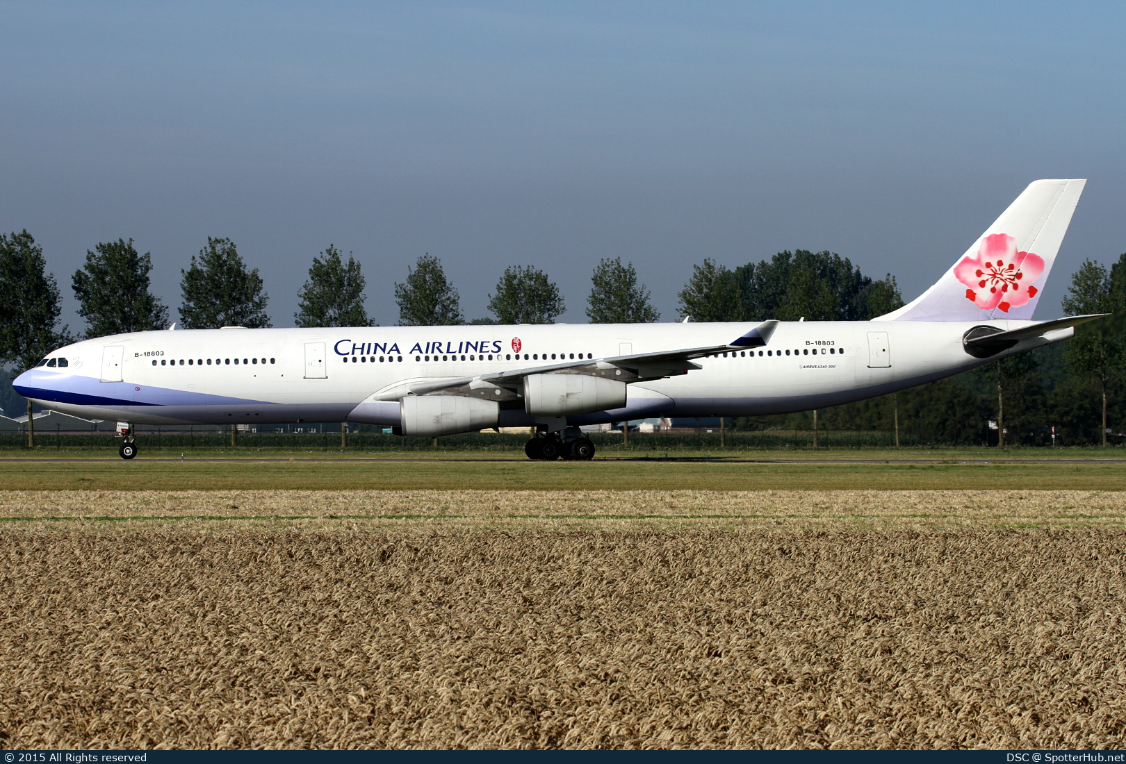 Photo of B-18803 - Airbus A340-313 operated by China Airlines