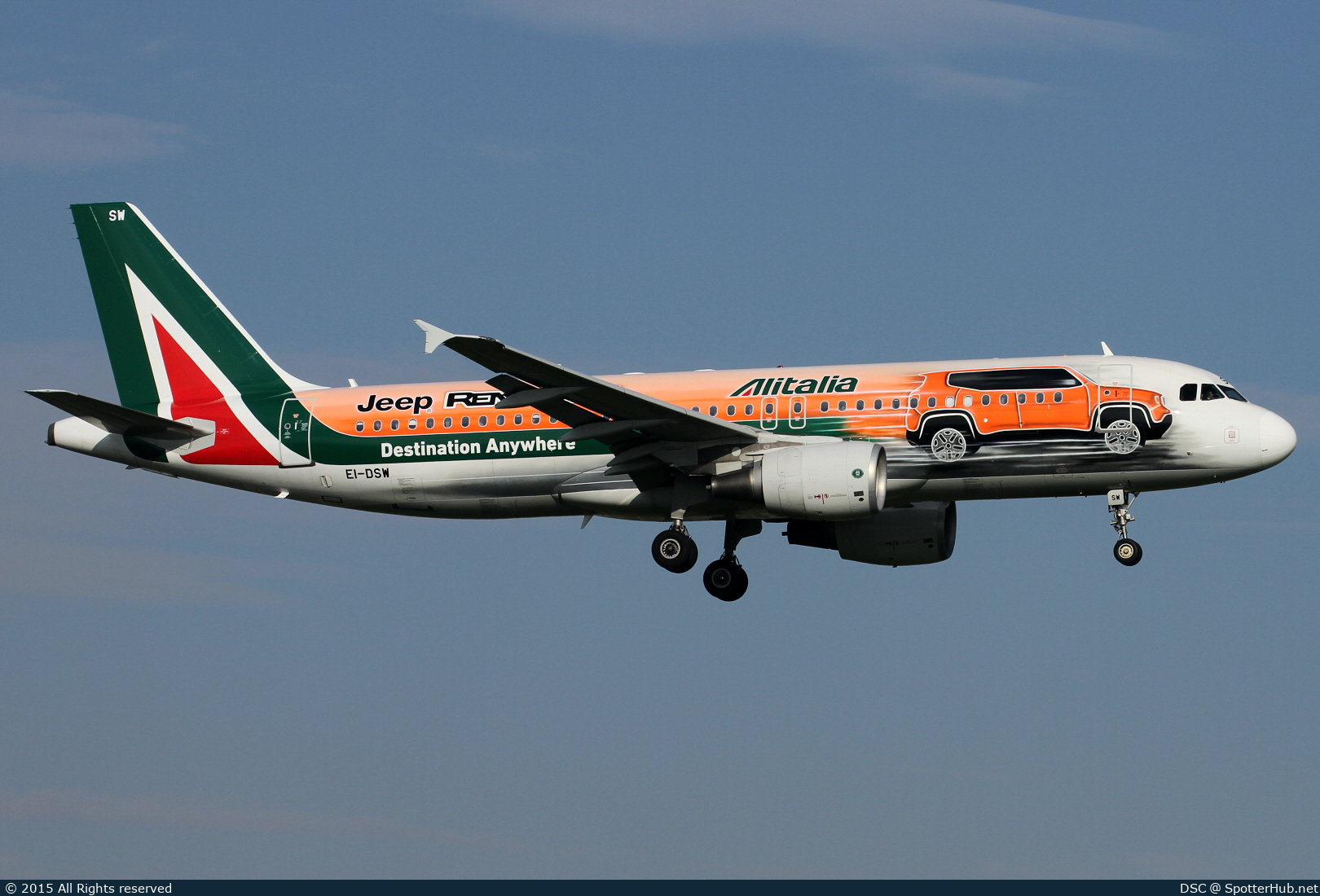 Photo of EI-DSW - Airbus A320-216 operated by Alitalia