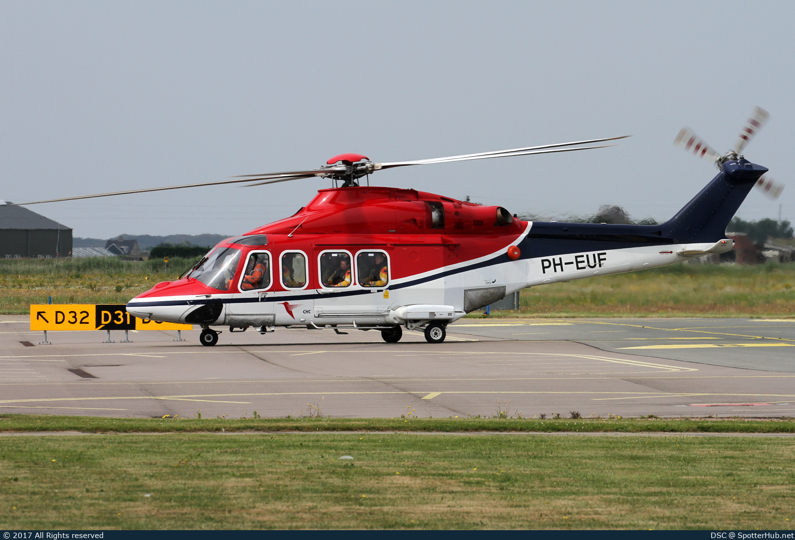 Photo of PH-EUF - AgustaWestland AW139 operated by CHC Helicopter Netherlands