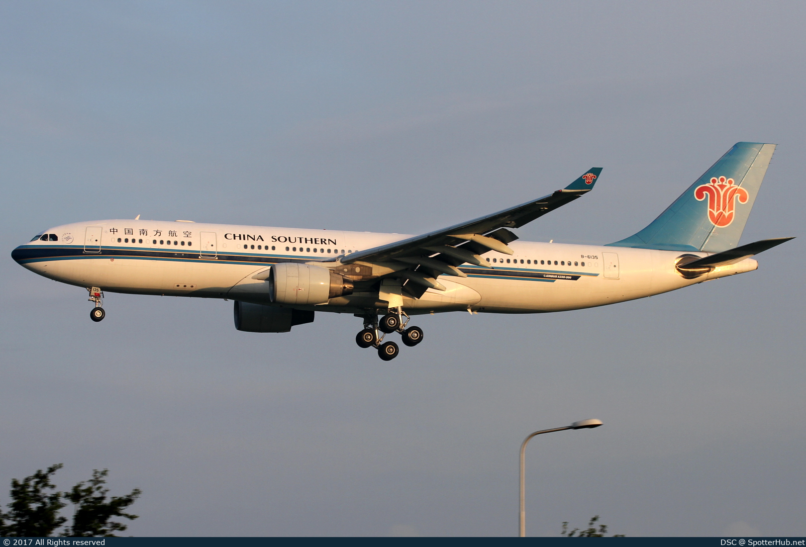 Photo of B-6135 - Airbus A330-223 operated by China Southern Airlines