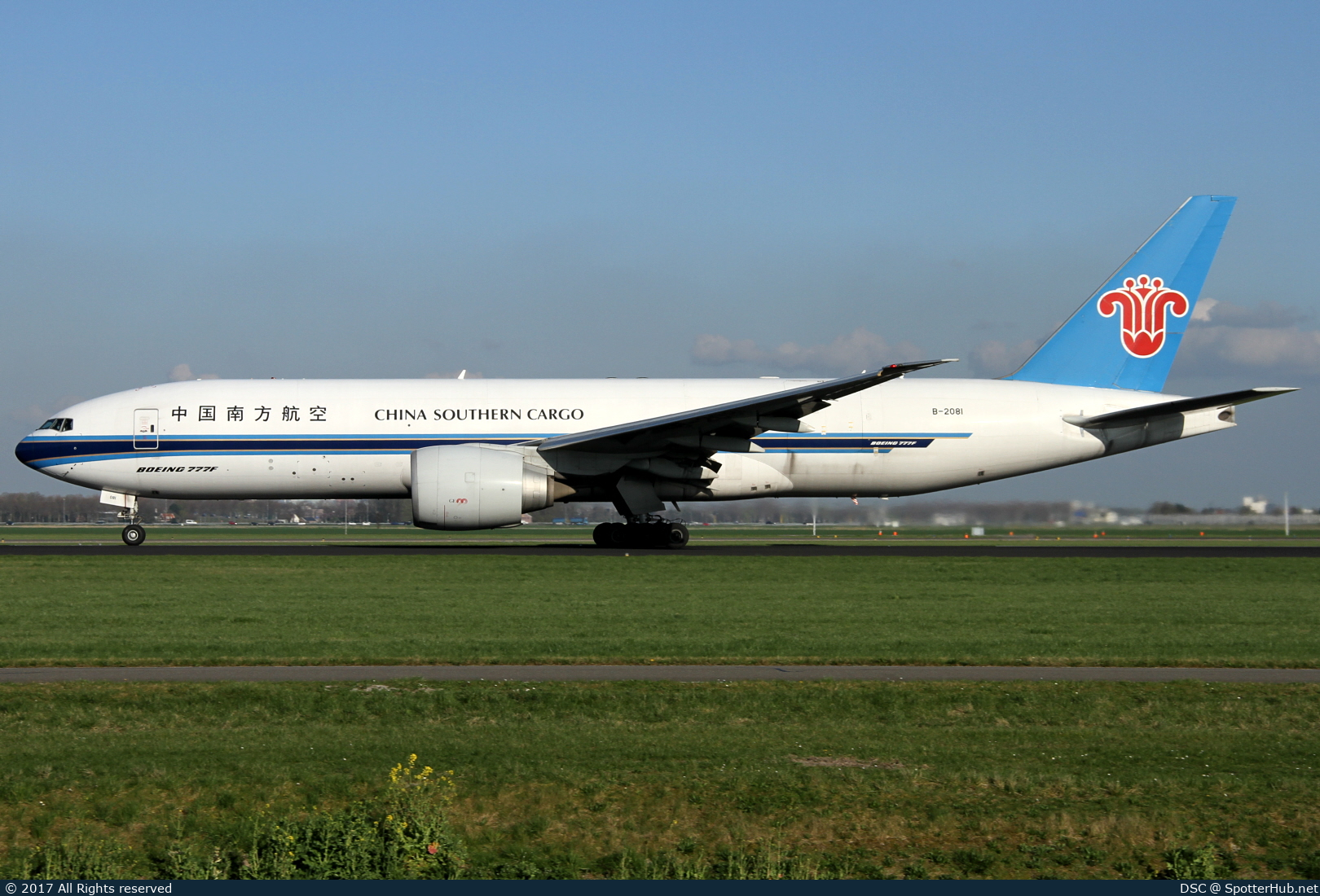Photo of B-2081 - Boeing 777-F1B operated by China Southern Cargo