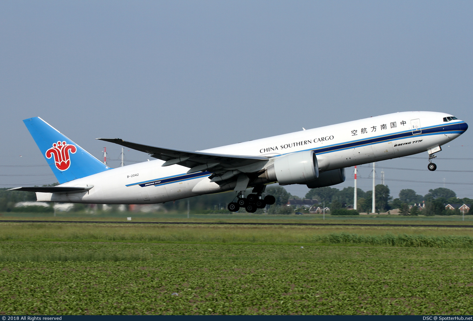 Photo of B-2042 - Boeing 777-F1B operated by China Southern Cargo